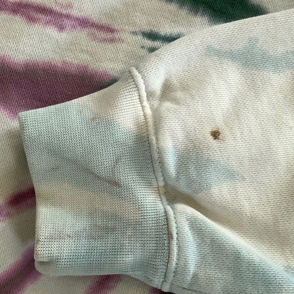 Stanray sweatshirt in tie dye with graphic on front and back. - Picture 8 of 9